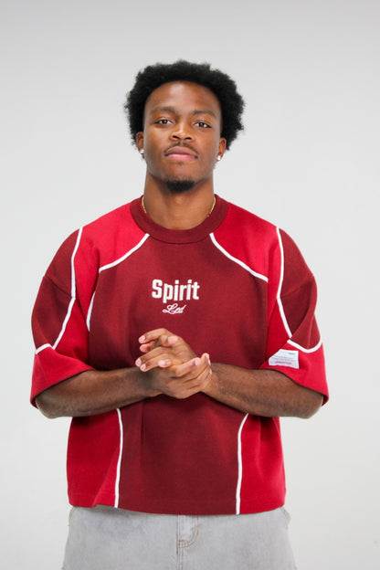 "WALK IN REVIVAL" Unisex Maroon Knit Jersey